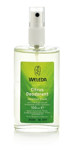 Deodorant, citrus, Weleda, 100 ml