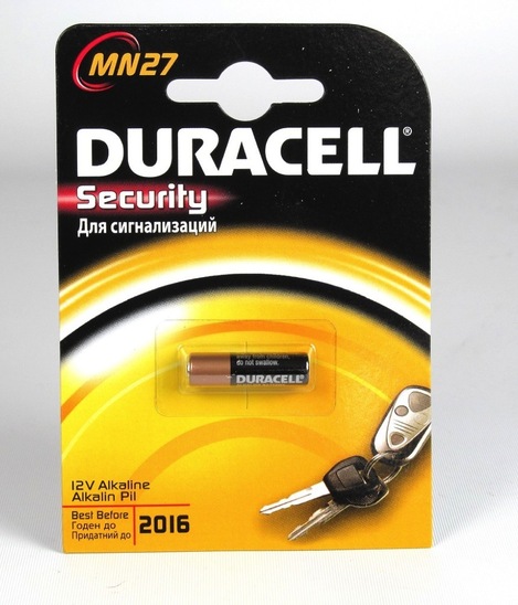 Baterijski vložek Duracell, MN27 12V