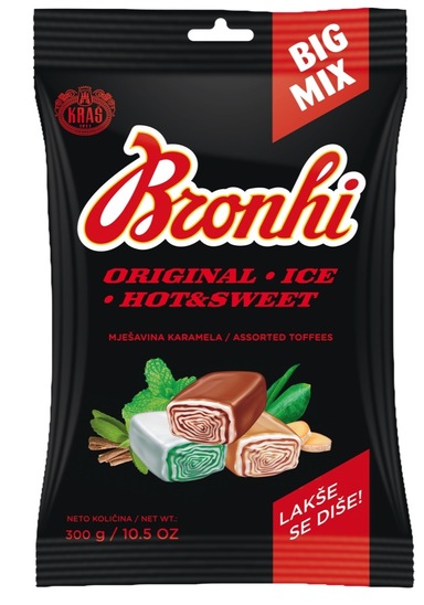 Bonboni Bronhi mix, Kraš, 300 g