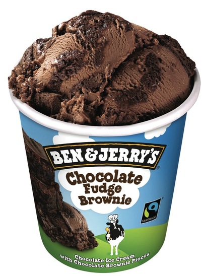 Sladoled v lončku, Chocolate Fudge Brownie, Ben & Jerry's, 465 ml