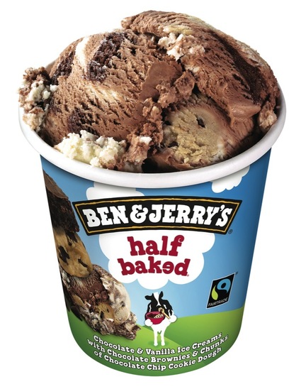 Sladoled v lončku, Half baked, Ben & Jerry's, 465 ml