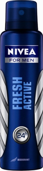 Deodorant sprej Fresh Active For Men, Nivea, 150 ml