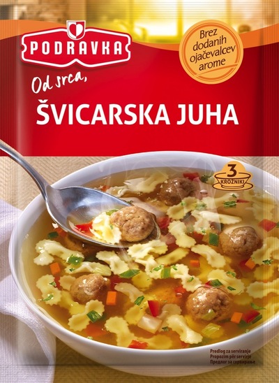 Švicarska juha, Podravka, 54 g