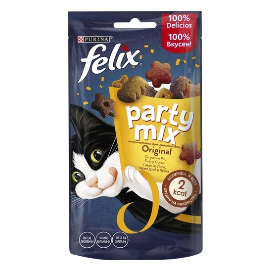 Prigrizek za mačke Original Mix, Felix, 60 g