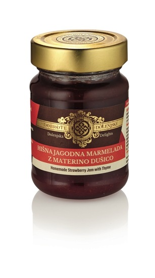 Jagodna marmelada z materino dušico, Dobrote Dolenjske, 200 g