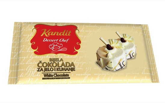 Bela čokolada za kuhanje, Kandit, 200 g
