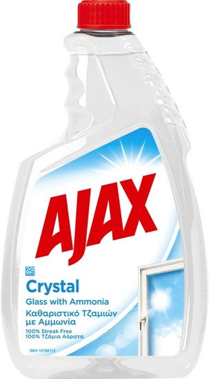 Čistilo za okna Crystal refill, Ajax, 750 ml