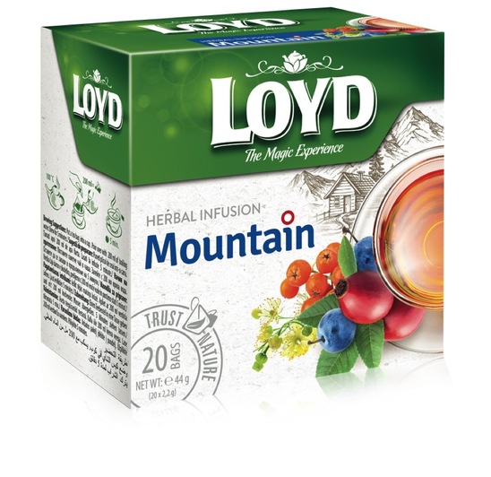 Zeliščni čaj, gorski, Loyd, 20 vrečk, 44 g