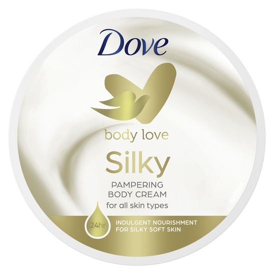 Krema za telo, Dove Silky nourishment, 300 ml