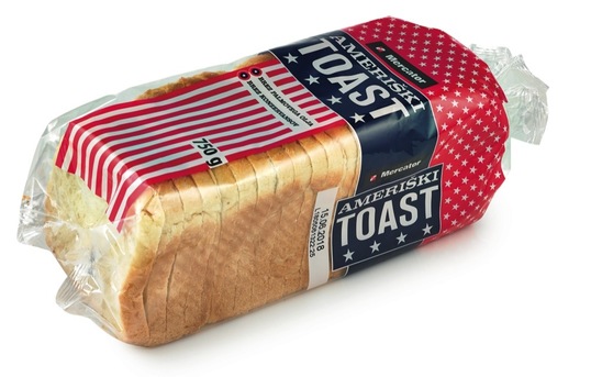 Toast American, Mercator, 750 g