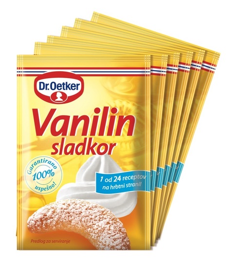 Vanilin sladkor, Dr. Oetker, 6 x 8 g