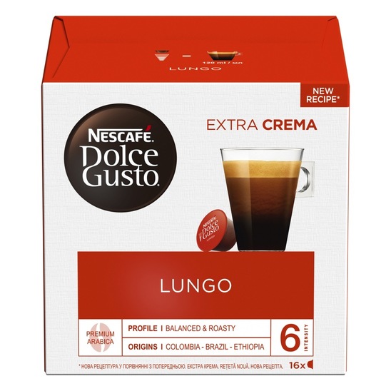 Kava Lungo, Nescafe Dolce Gusto, 104 g