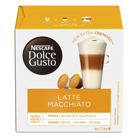 Kava Latte Macchiato, Nescafe Dolce Gusto, 183,2 g