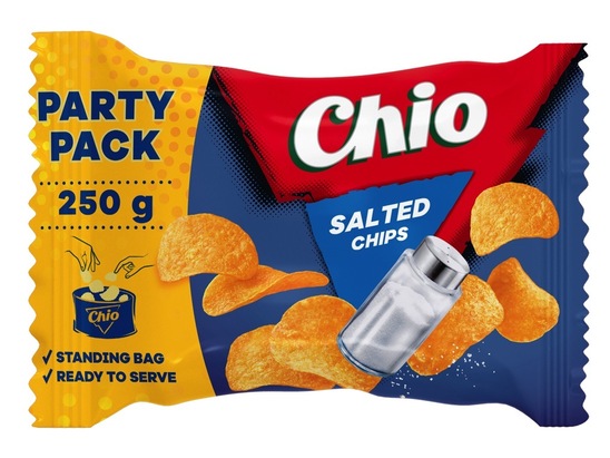 Čips soljen, partypack, Chio, 250 g