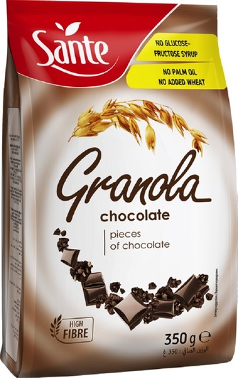 Granola s čokolado, Sante, 350 g