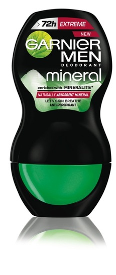 Deodorant Mineral Extreme roll on, Garnier, 50 ml