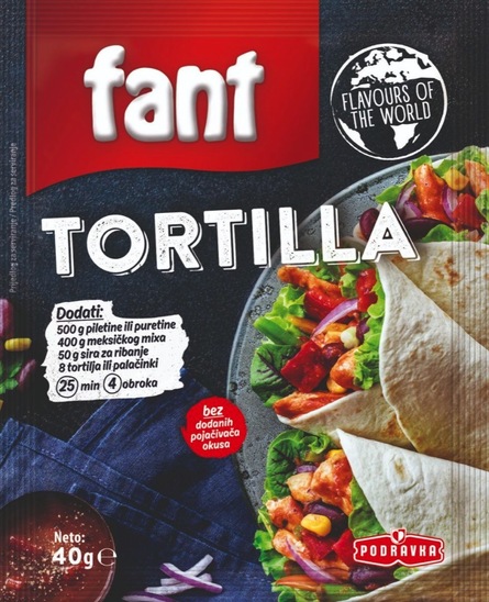 Začimbna mešanica za tortilje, Fant, 40 g