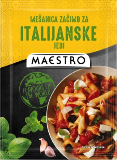 Začimbna mešanica za italijanske jedi, Maestro, 30 g