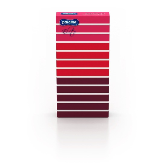 Papirnate serviete Paloma Elite Colour, 3 -slojne, 40 x 40 cm, 16 kosov