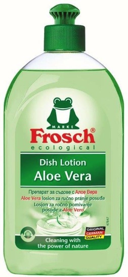 Detergent za ročno pomivanje posode Frosch aloe aera, 500 ml