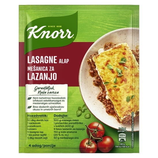 Mešanica začimb za lazanjo, Knorr Fix, 52 g