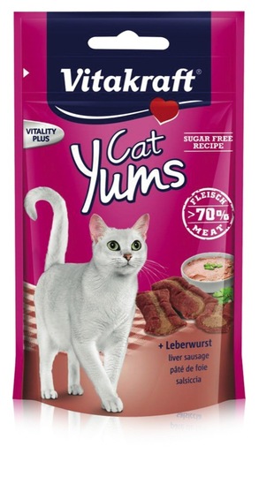 Prigrizek za mačke Cat Yums z jetri, Vitakraft, 40 g