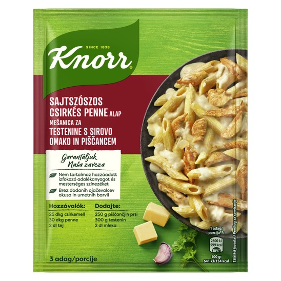 Začimbna mešanica za testenine s sirovo omako in piščancem, Knorr, 40 g