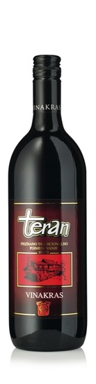 Teran PTP, kakovostno rdeče vino, Vinakras, 1 l