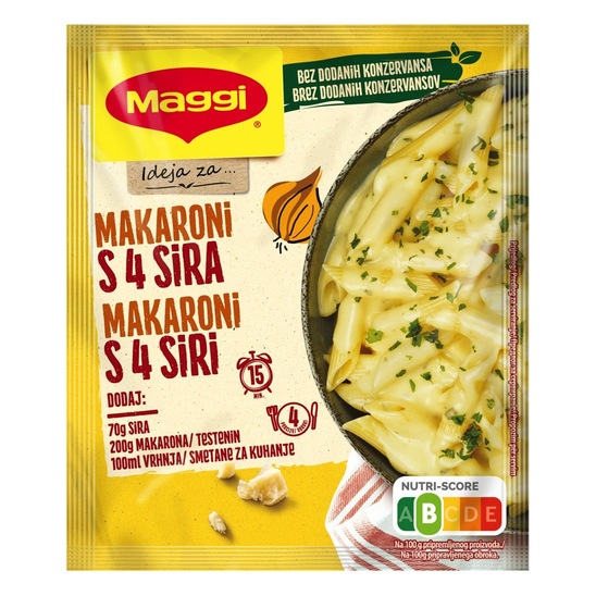 Mešanica začimb za makarone 4 siri, Maggi, 30 g