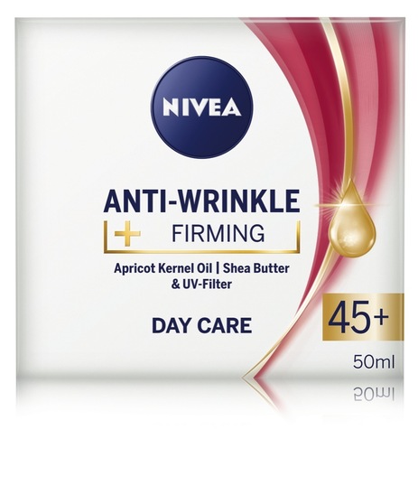 Dnevna krema proti gubam Anti-Wrinkle 45+, Nivea, 50 ml