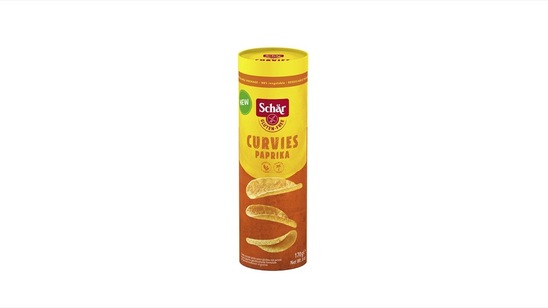 Čips Curvies paprika, brez glutena, Schar, 170 g