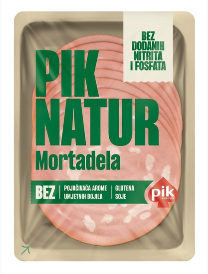 Narezek mortadela, Pik Natur, pakirano, 125 g