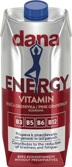 Negazirana voda, Energy, Dana, 0,75 l