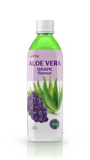 Pijača, aloe vera z grozdjem, Lotte, 0,5 l