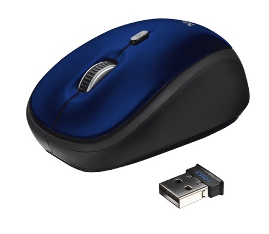 Brezžična miška za računalnik Trust, modre barve