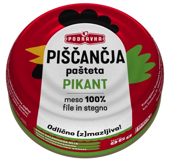 Pikant pašteta, Podravka, 95 g