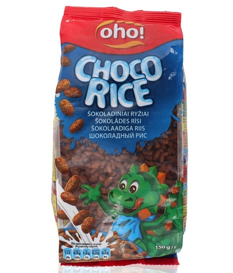 Čokoladni riževi kosmiči, Oho!, 150 g