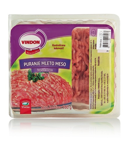 Puranje mleto meso, Vindon, 500 g, pakirano