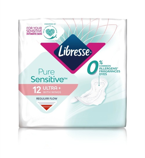 Damski vložki Pure Sensitive, Ultra normal, Libresse, 12/1