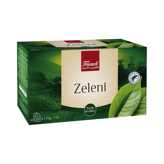 Zeleni čaj, Franck, 20 vrečk, 35 g