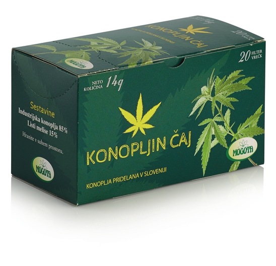 Konopljin čaj, Mogota, 20 vrečk, 14 g