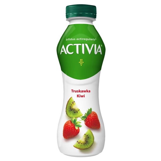 Napitek, jagoda in kivi, Activia, 280 g