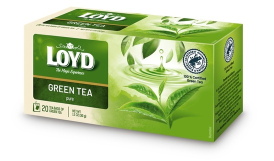 Zeleni čaj, Pure, Loyd, 20 vrečk, 30 g