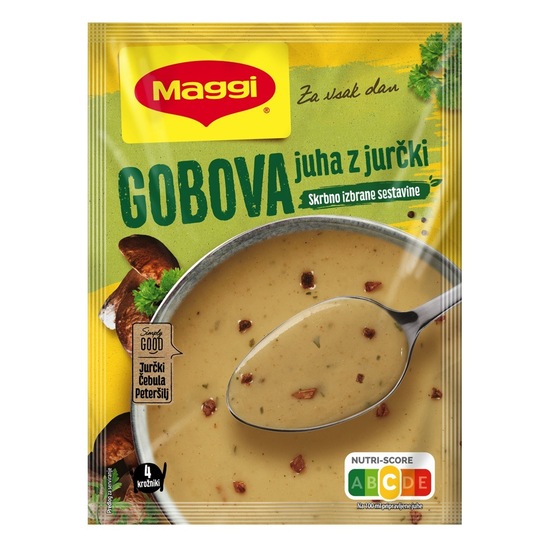 Gobova juha z jurčki, Maggi, 70 g