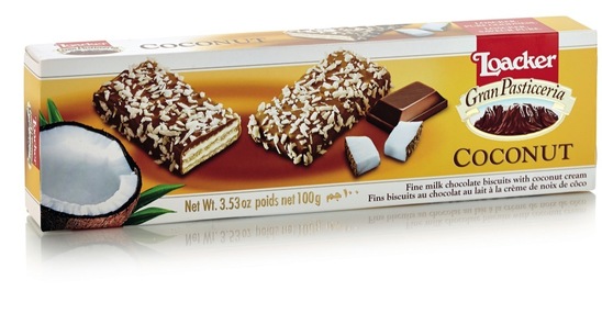 Napolitanke Gran Pasticeria, kokos, Loacker, 100 g