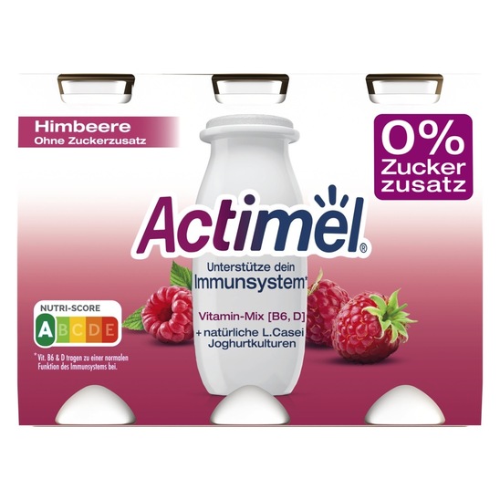 Jogurtov napitek Actimel, malina, Danone, 6/1