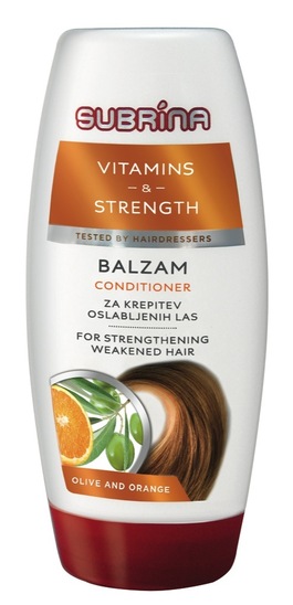 Balzam za oslabljene lase Vitamin&Strenght, Subrina, 250 ml