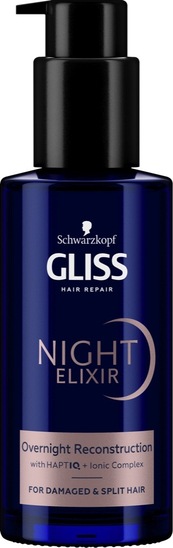 Tretma za lase, Night Split Ends Miracle, Gliss, 100 ml