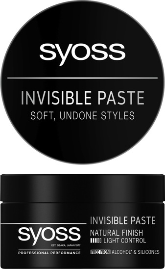Pasta za lase, Invisible, Syoss, 250 ml