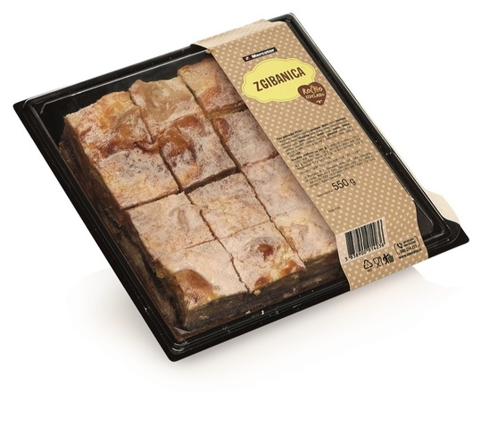 Pecivo zgibanica, Mercator, pakirano, 550 g